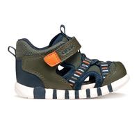 Geox Sandali da bambino B IUPIDOO Boy DK, verde/arancione, 24 EU