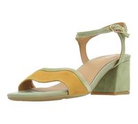 Geox Sandali da donna D New Eraklia 50, Senape Pistacchio, 37 EU