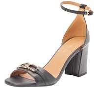 Geox Sandali da donna D New Eraklia con tacco 80, Nero, 39 EU