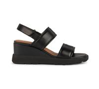 Geox Sandali da donna D Spherica Ec6 aZeppa, Nero, 35 EU