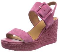 Geox Sandali da ragazza D Ponza Espadrille Wedge, Ciclamino, 40 EU