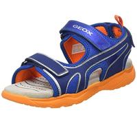 Geox Sandali da ragazzo J Splush Boy, Royal Orange, 30 EU Stretta