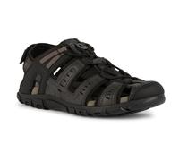 Geox Sandali da Uomo Strada Sportivi, Nero, 40 EU