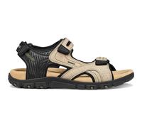 Geox Uomo Strada D Sandal, Sand/Black, 44 EU