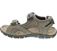 Geox Sandali Uomo Uomo Sandal Strada D con cinturino, marrone, 42 EU