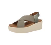 Geox D Xand 2.2s B, Sandali con Zeppa Donna, Salvia, 41 EU