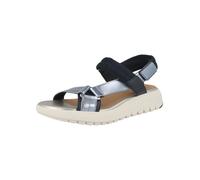 Geox D Flextride S D, Sandali con Zeppa Donna, Navy Avio, 39 EU