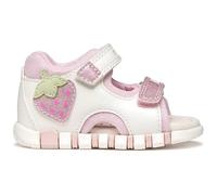 Geox Sandalo da bambina B IUPIDOO Gir White/PINK, 23 EU