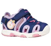 Geox Sandalo da bambina B Multy Girl Navy/Lilac, 25 EU