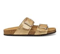 Geox Sandalo da donna D BRIONIA R B Flat Sandal, LT Gold, 37 EU