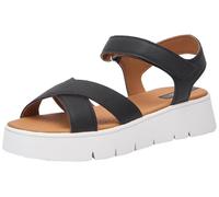 Geox Sandalo da donna D Dandra 40 C Wedge, Nero, 38 EU