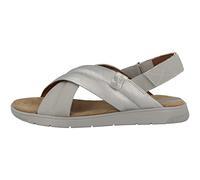 Geox Sandalo da donna D Dandra, Grigio chiaro/argento, 37 EU