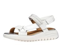 Geox Sandalo da donna D FLEXTRIDE S D Wedge, bianco/grigio lt, 41 EU