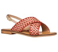 Geox Sandalo da donna D Maddalusiac N Flat Sandal, rosa/corallo, 39 EU