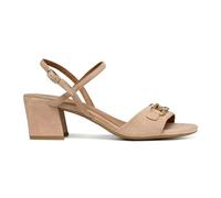 Geox D New Eraklia 50, Sandali con Tacco Donna, Beige, 36 EU