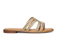 Geox Sandalo da donna D Sozy Plus A Flat Sandal, oro DK, 39,5 EU