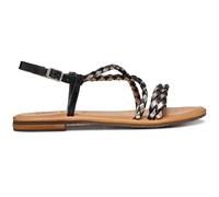 Geox Sandalo da donna D Sozy S A Flat Black/Leather, 41 EU