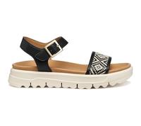 Geox Sandalo da donna D XAND 2.1S C Wedge, nero, 38 EU