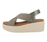 Geox D Xand 2.2s B, Sandali con Zeppa Donna, Salvia, 38 EU