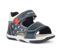 Geox Sandalo per neonati B Tapuz Boy BSandal, Blu navy, rosso, 2 UK Child