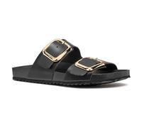 Geox Sandalo piatto da donna D BRIONIA R B, nero, 38 EU