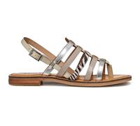 Geox Sandalo piatto da donna D Maddalusiac B, gonna/papiro, 37,5 EU