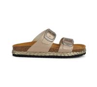 Geox Sandalo piatto da donna D New Brionia High A, Lt Bronzo, 38 EU