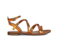 Geox D Sozy S G, Sandali Piatti Donna, Colore: Arancione, 39 EU