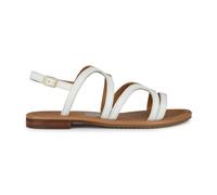 Geox Sandalo piatto da donna D Sozy S Y, bianco, 38 EU