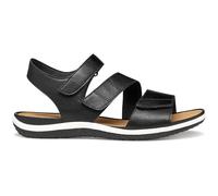Geox Sandalo piatto da donna D Vega A, nero, 40 EU