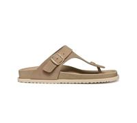 Geox Sandybett B Flat Sandal da donna, Tortora, 40 EU