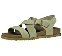 Geox Sandybettt B - Sandalo piatto da donna, 36 EU, colore: Verde oliva