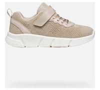 Geox J ARIL Girl B Sneaker, LT Beige, 24 EU