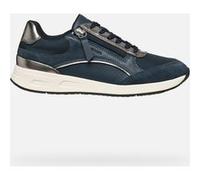 Geox Scarpe da Ginnastica da Donna D BULMYA B, Blu Navy/Argento, 37 EU