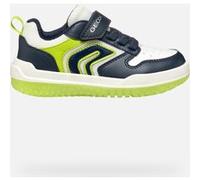 Geox J BUZZERLIGHT Boy B, Scarpe da Ginnastica, Navy/Lime, 30 EU