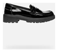 Geox J Casey Girl C, Mocassino, Black, 34 EU