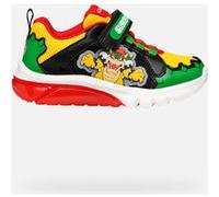 Geox Scarpe da Ginnastica Ciberdron Bambino Verde/Rosso Taglia 26