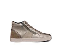 Geox scarpe da donna invernali sneakers alte in pelle casual sportive beige 38
