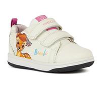 Geox Scarpe da Ginnastica B New Flick Girl A, Bianco Nero, 20 EU