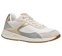 Geox Scarpe da Ginnastica da Donna D BULMYA A, papiro/Bianco, 40 EU