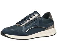 Geox Scarpe da Ginnastica da Donna D BULMYA B, Blu Navy/Argento, 35 EU