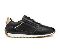Geox Scarpe da Ginnastica da Donna D Calithe, Nero, 38 EU, Nero, 38 EU
