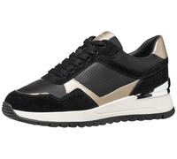 Geox Scarpe da Ginnastica da Donna D DESYA A, Nero/Oro, 38 EU