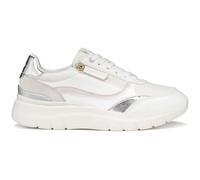 Geox Scarpe da Ginnastica da Donna D PLUMMERY E, Bianco/Argento, 38 EU
