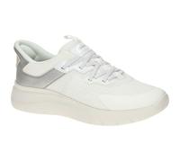 Geox Scarpe da Ginnastica da Donna D PLUMMERY Plus B, Bianco/Argento, 39 EU