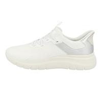 Geox Scarpe da Ginnastica da Donna D PLUMMERY Plus B, Bianco/Argento, 41 EU