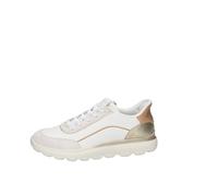 Geox Scarpe da Ginnastica da Donna D SPHERICA Plus A, Bianco/Bianco, 35 EU
