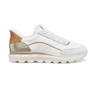 Geox Scarpe da Ginnastica da Donna D SPHERICA Plus A, Bianco/Bianco, 38 EU