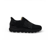 Geox Scarpe da Ginnastica da Donna D SPHERICA Plus C, Nero, 38 EU