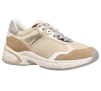 Geox Scarpe da Ginnastica da Donna D ZARVIA A, papiro/Bianco, 37 EU